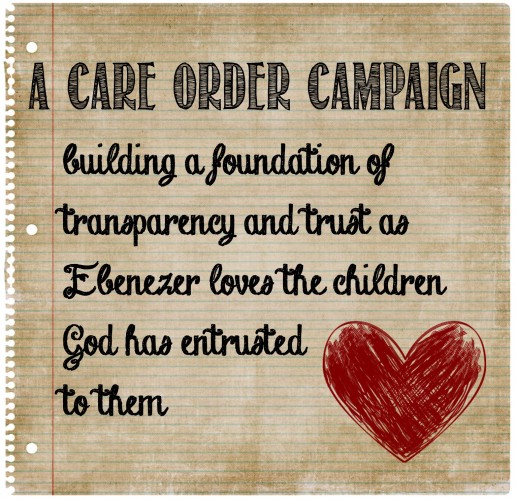 Ebenezer Care Order Campaign—FULLY FUNDED!